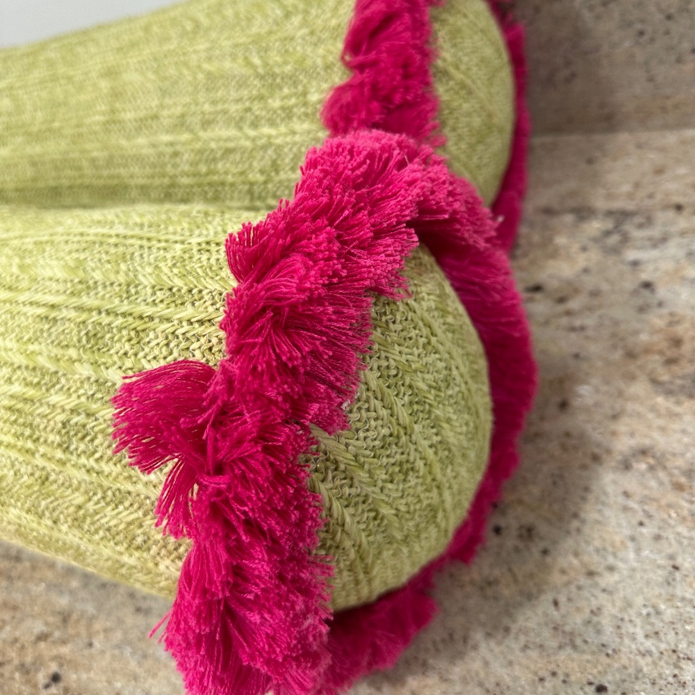NWOT TOMMY BAHAMAS PALM BEACH BOLSTER PILLOWS - Picture 5 of 6